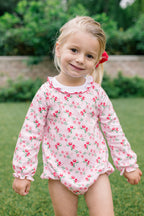 Zinnia Blooms LS Girl Bubble