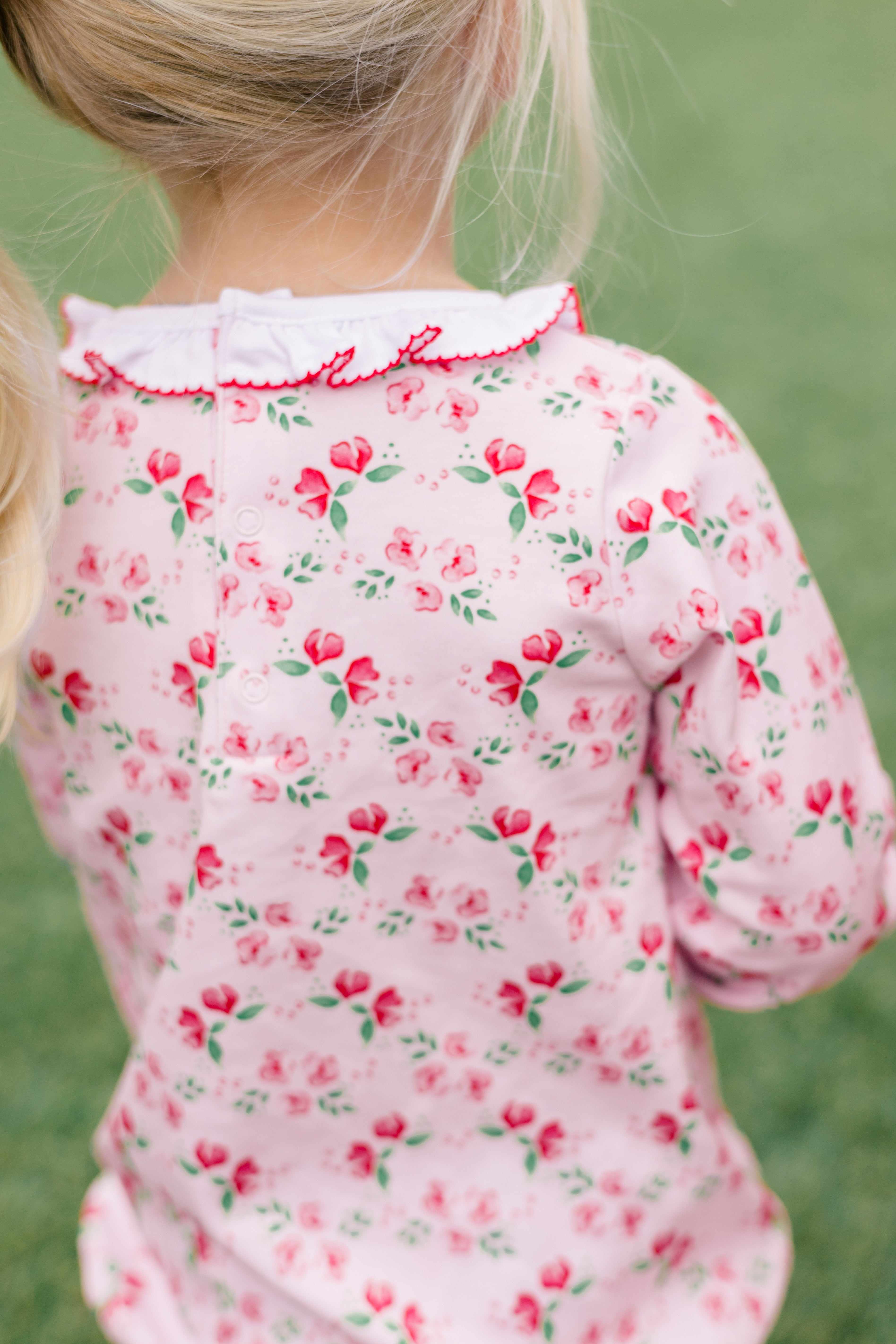 Zinnia Blooms LS Girl Bubble