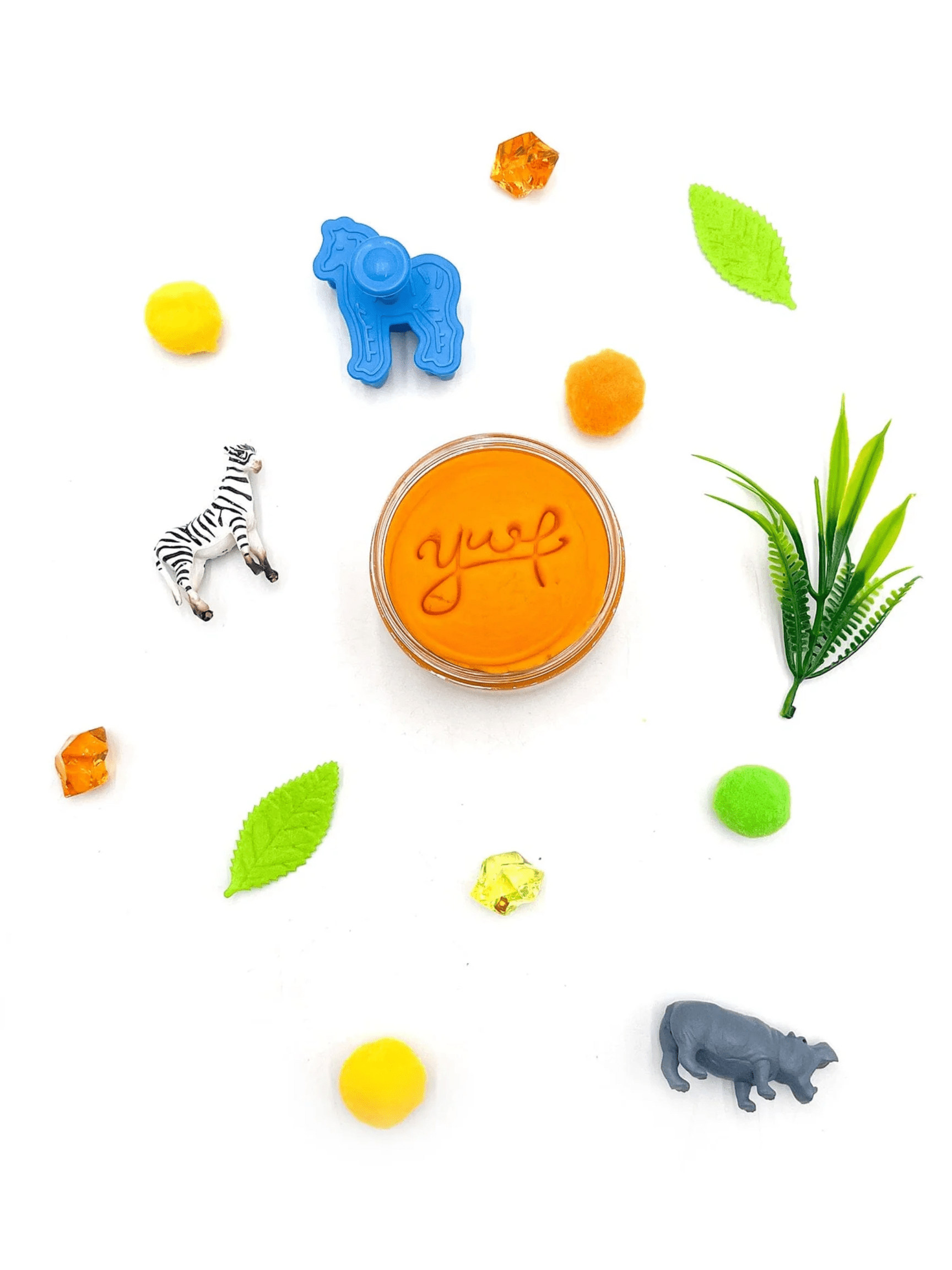 Zoo Grab & Go Dough Jar