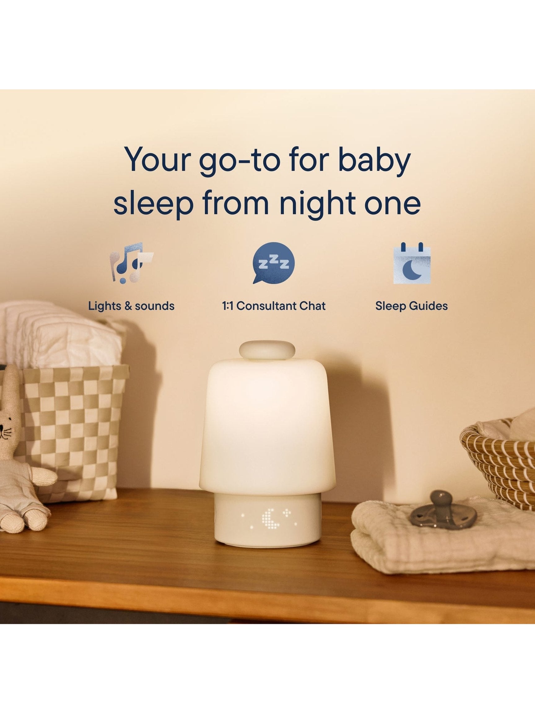 Hatch Baby Sleep Support, Sound Machine & Night Light