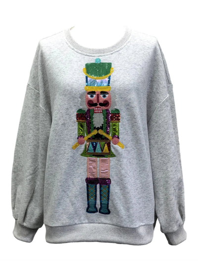 Grey Nutcracker Sweatshirt