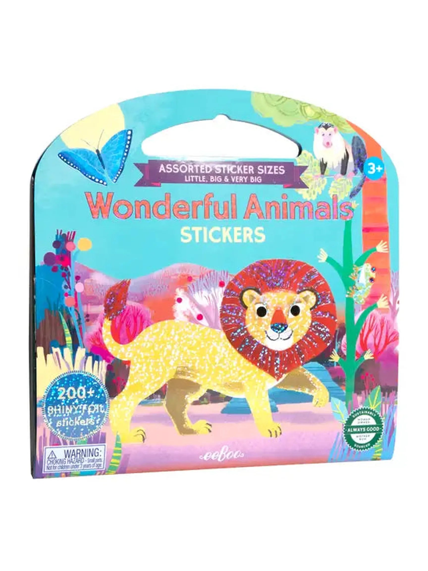 Wonderful Animals Shiny Sticker Book