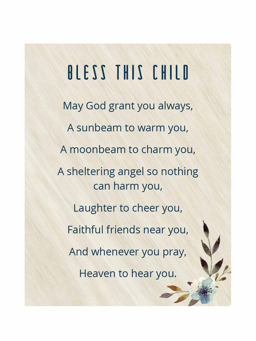Angel Blessing Ornament - Bless This Child