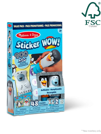 Sticker WOW!® Activity Pads & Sticker Stampers VALUE PACK - Winter