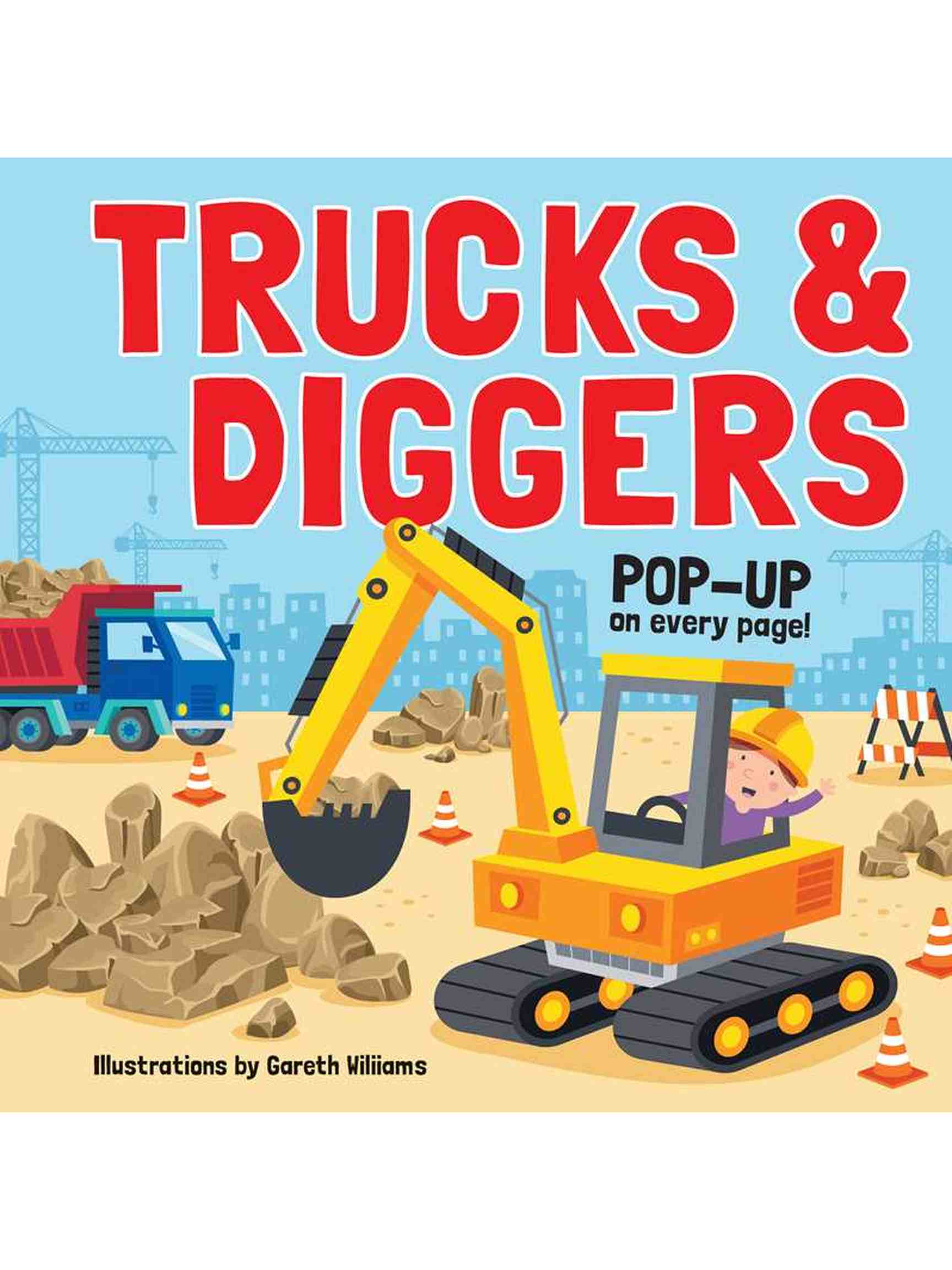 Trucks & Diggers: Pop-Up Book