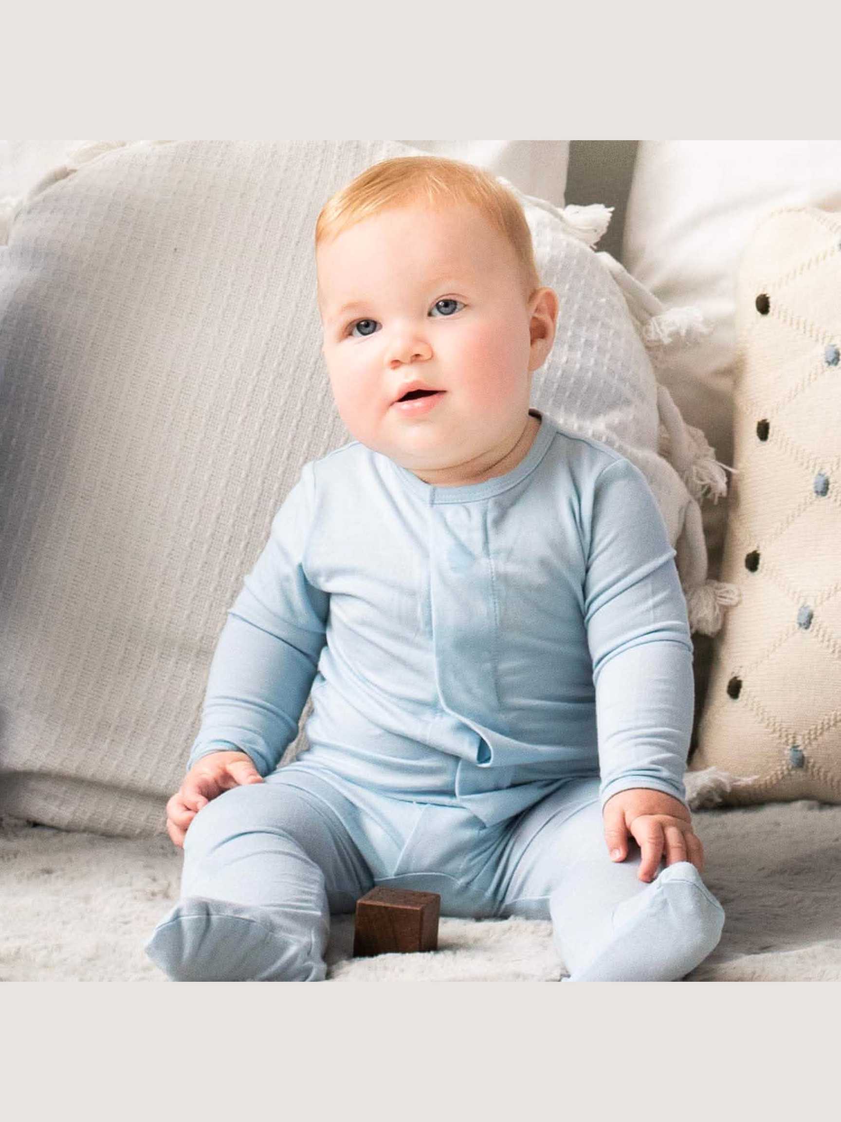 Baby Blue Modal Magnetic Footie