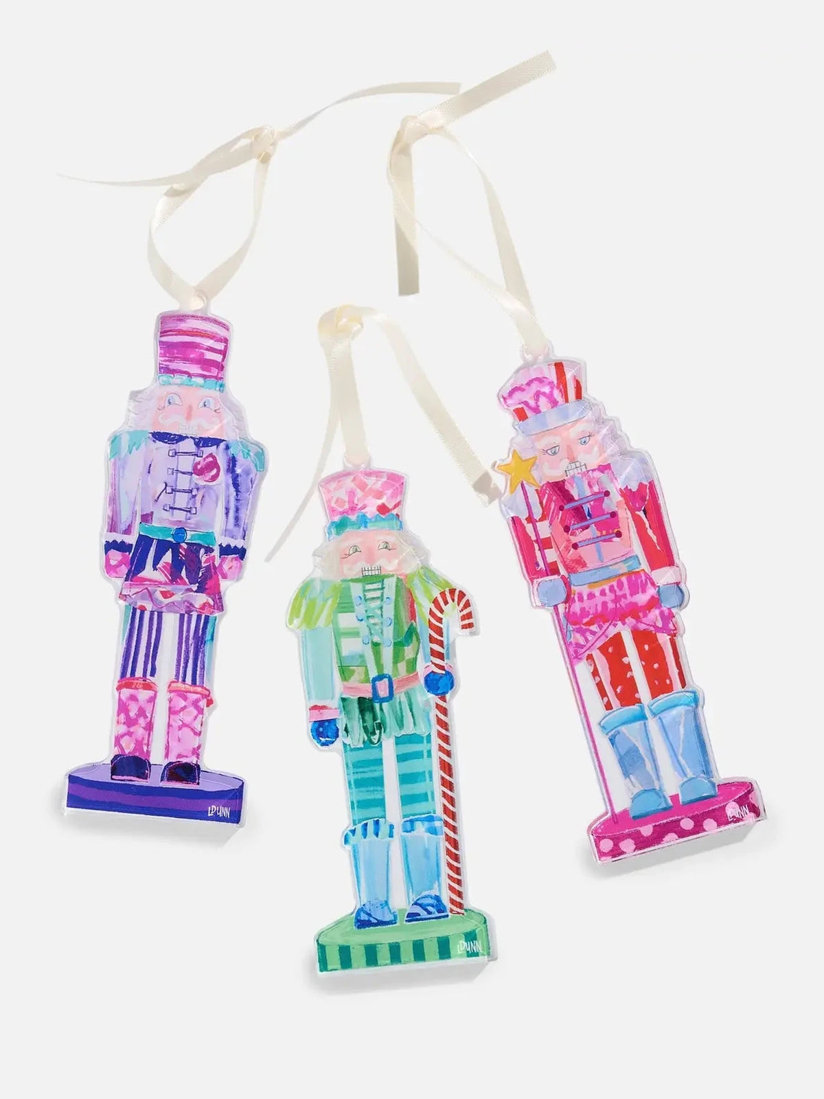 Barnaby, Frederick and Hedley Nutcracker Ornament Set