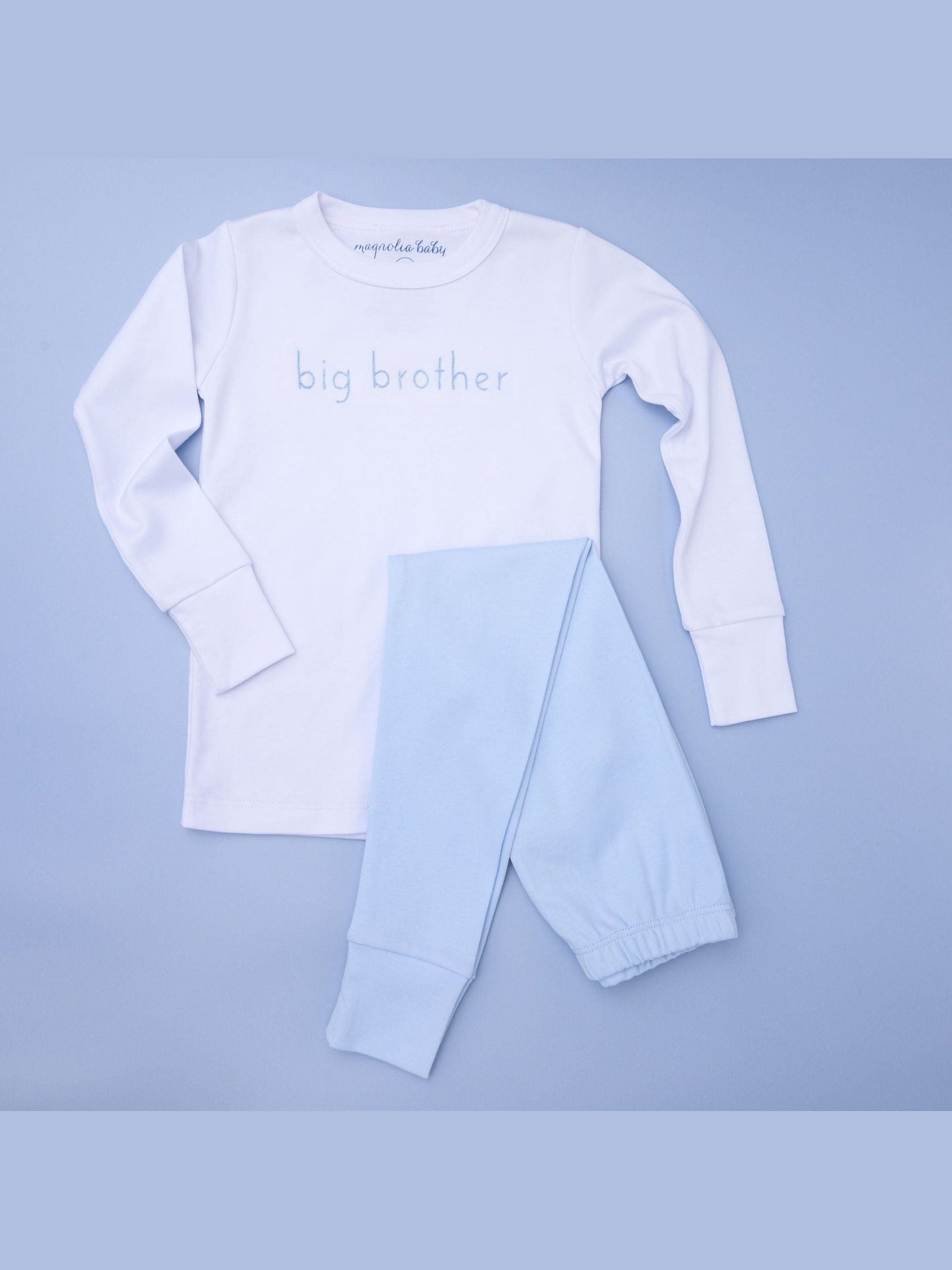 Big Brother Embroidered Long Pajamas
