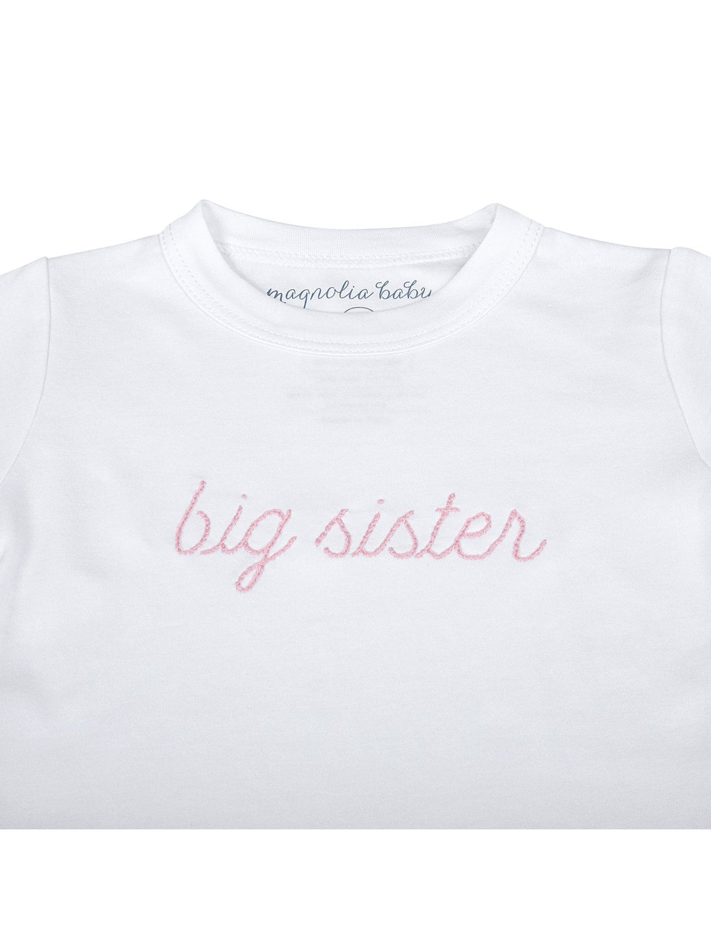 Big Sister Embroidered Long Pajamas