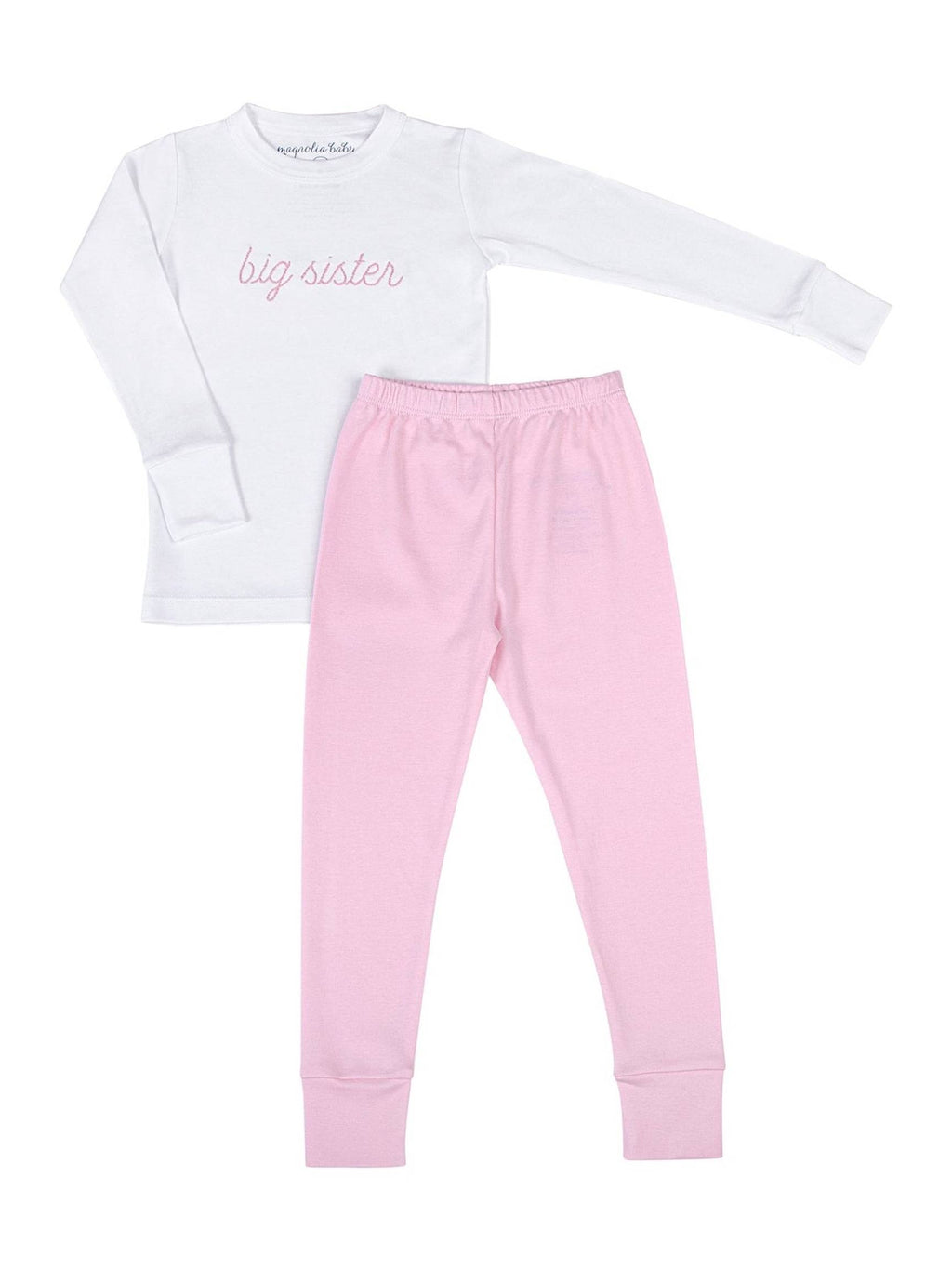 Big Sister Embroidered Long Pajamas