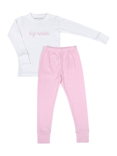 Big Sister Embroidered Long Pajamas