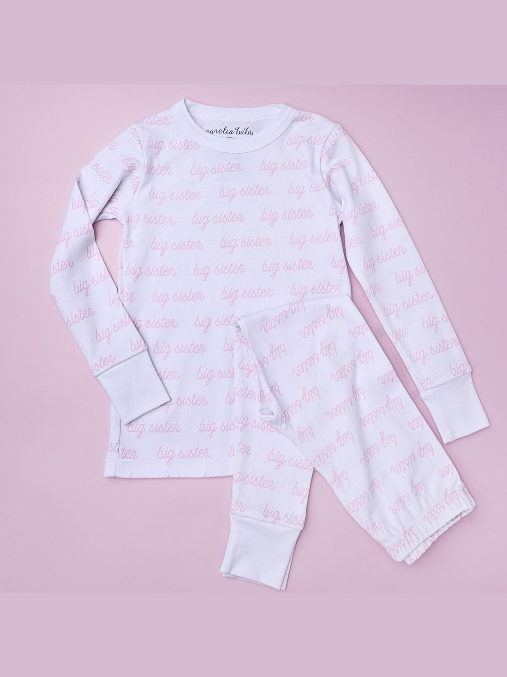 Big Sister Printed Long Pajamas