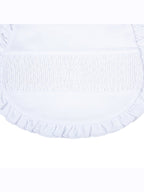 Blessed Smocked Ruffle Bib