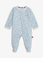 Baa Baa Baby Blue Modal Magnetic Footie