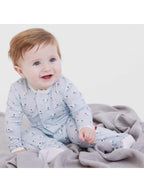 Baa Baa Baby Blue Modal Magnetic Footie