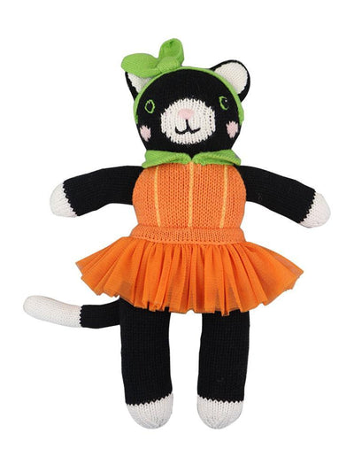 Boo the Pumpkin Kitty Knit Doll