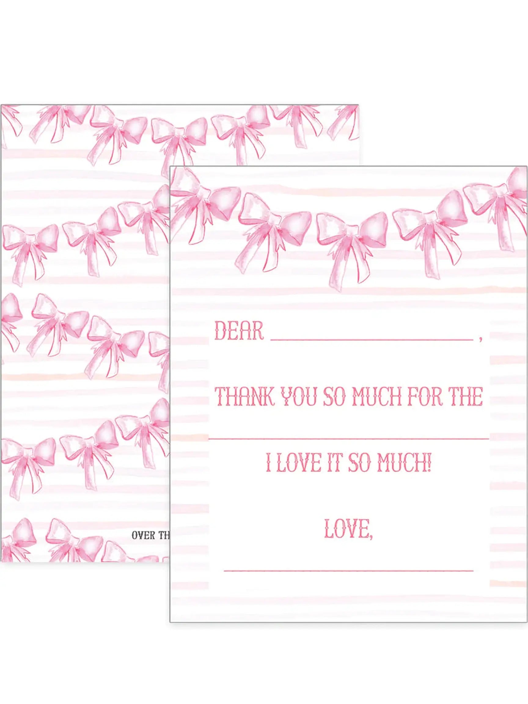 Bow Thank You Notecards