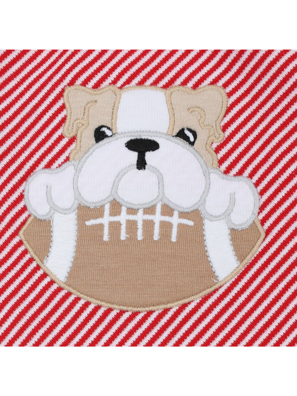 Bulldog Pride Applique Bubble - Posh Tots Children's Boutique
