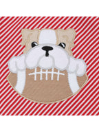 Bulldog Pride Applique Bubble - Posh Tots Children's Boutique