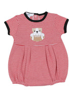 Bulldog Pride Applique Bubble - Posh Tots Children's Boutique