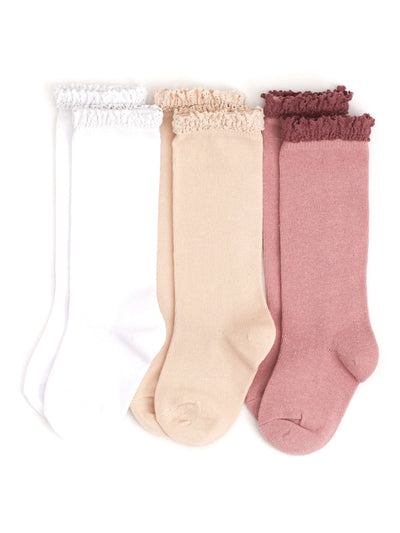 Girlhood Lace Top Knee Highs 3-Pack