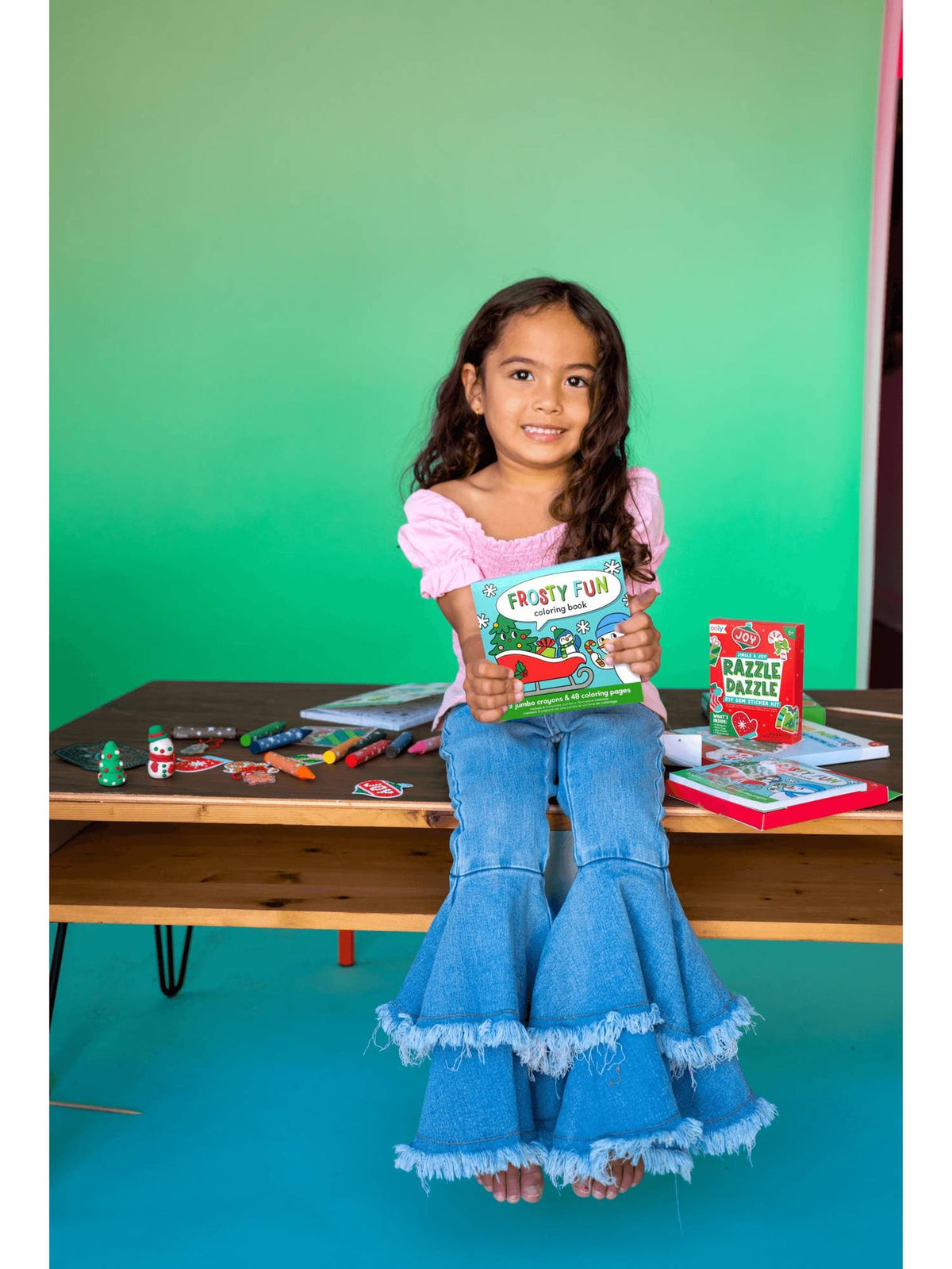 Carry-Along Coloring Book Set - Frosty Fun