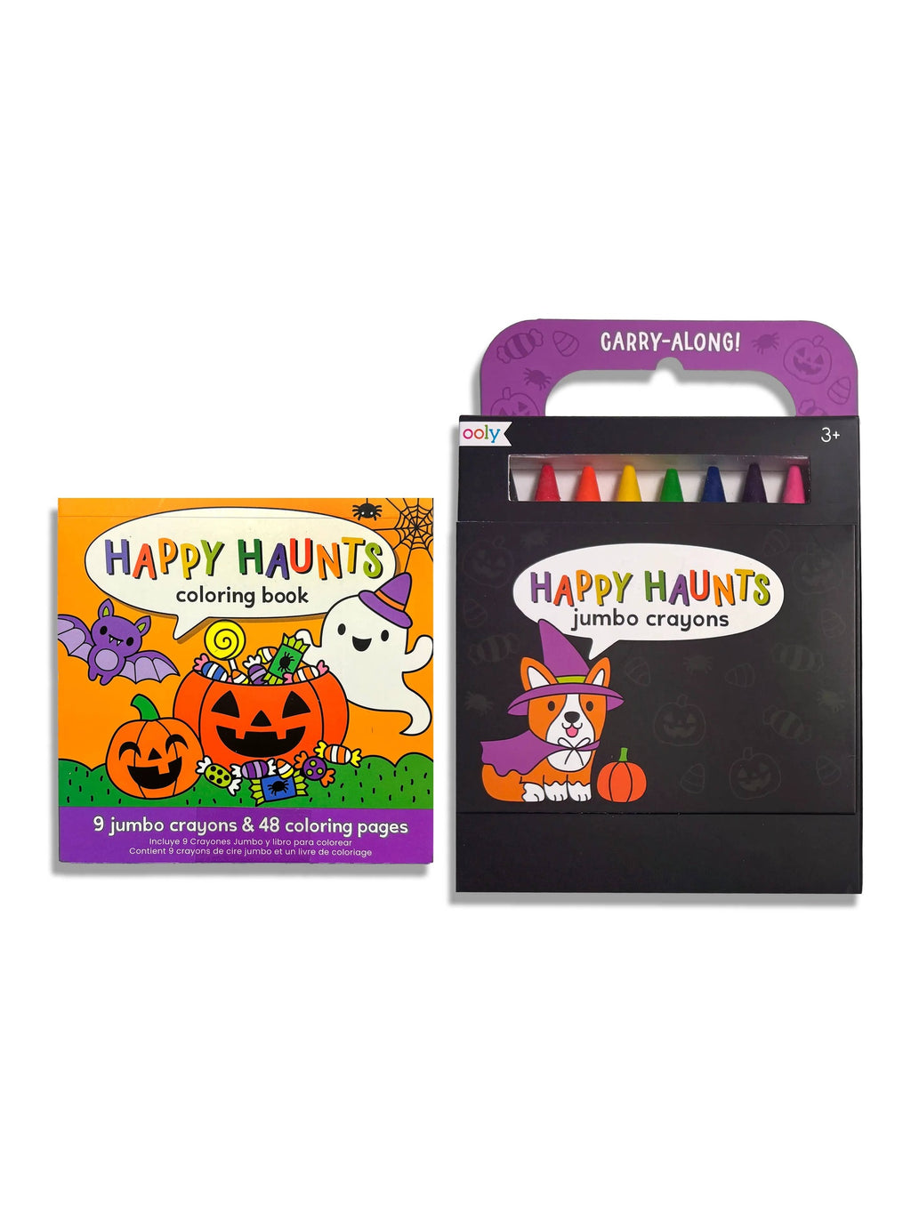 Carry-Along Coloring Book Set - Happy Haunts