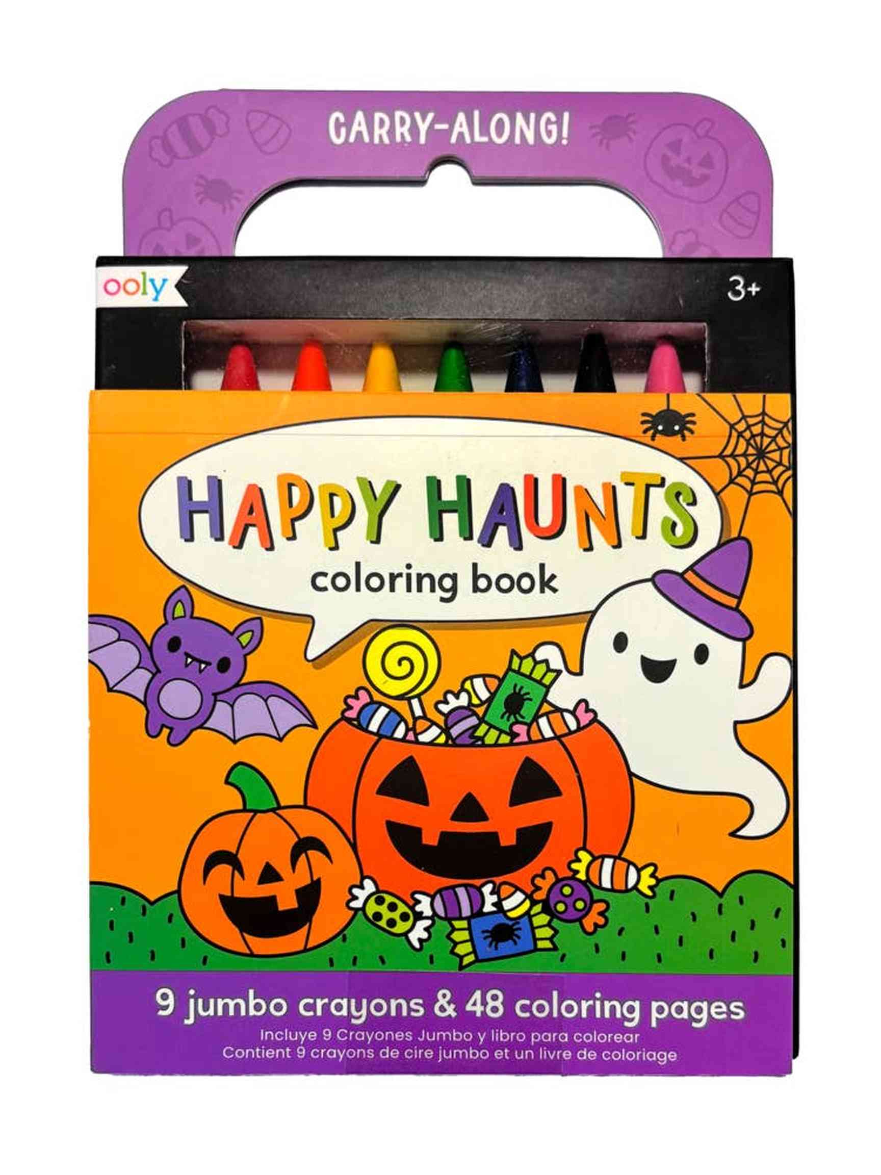 Carry-Along Coloring Book Set - Happy Haunts