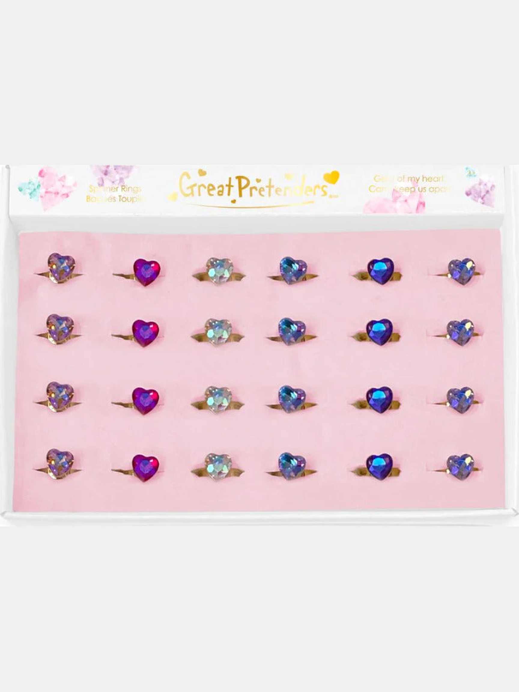 Gem of My Heart Spinner Rings