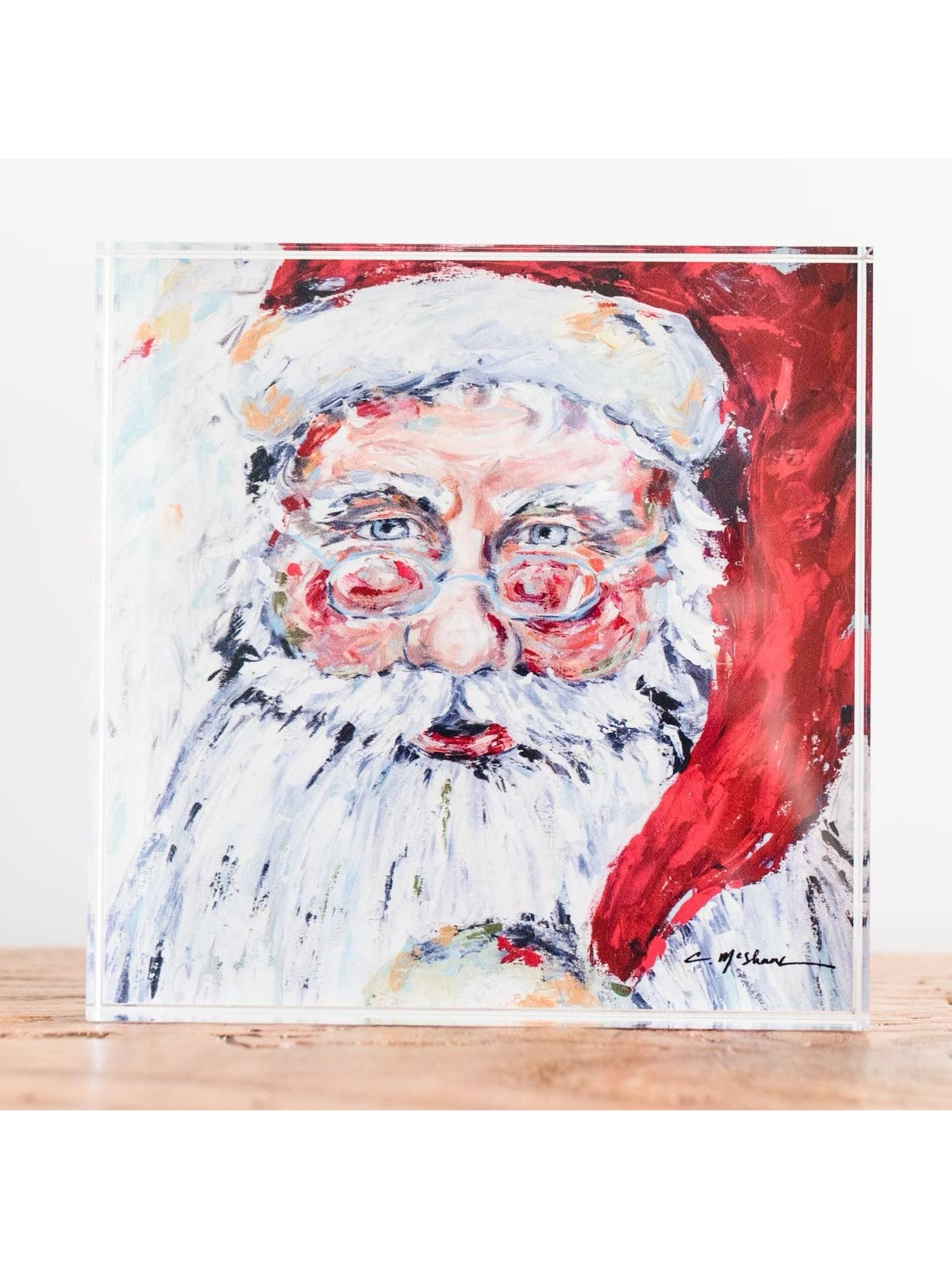Checking It Twice Santa Acrylic