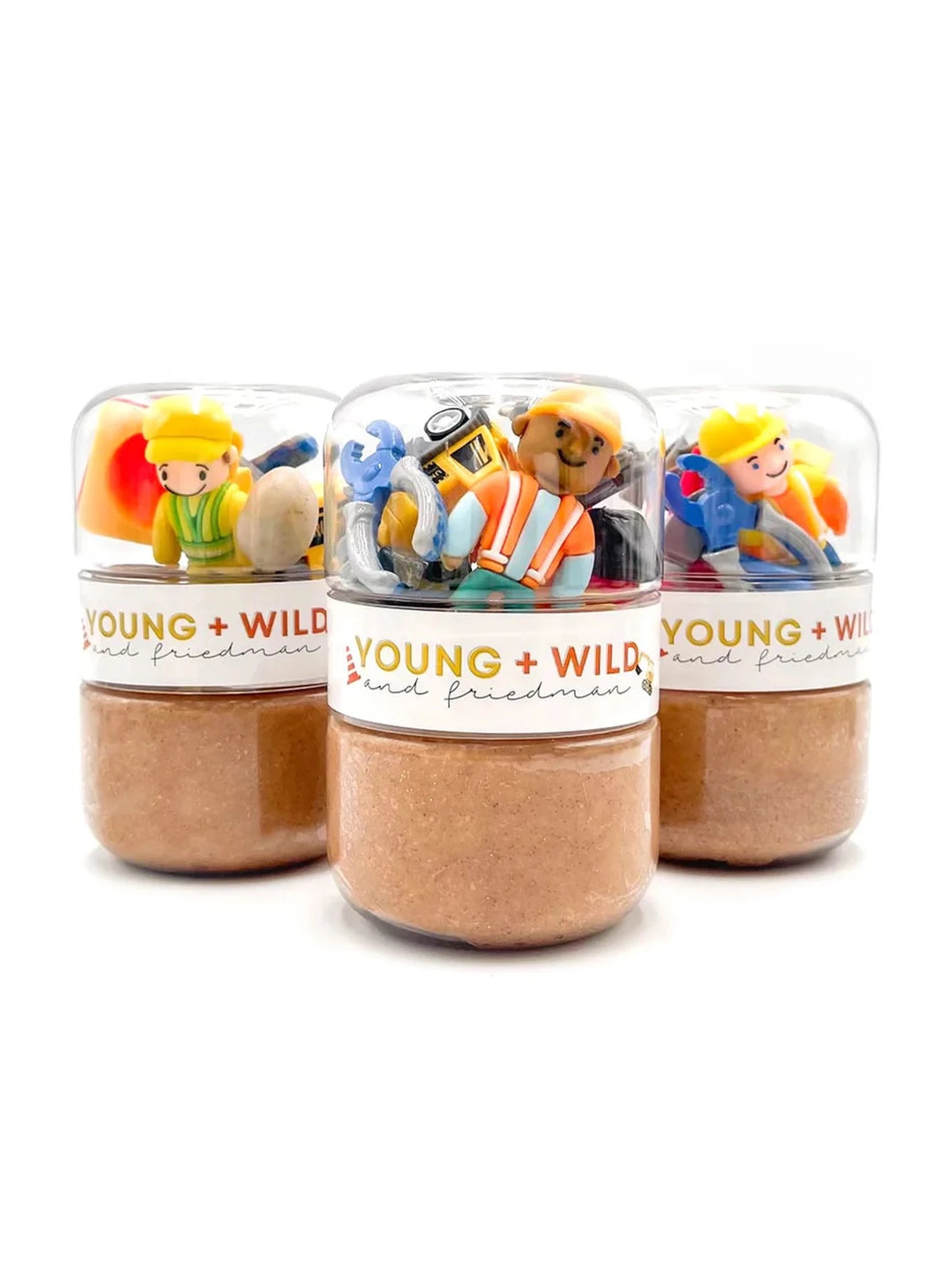 Construction Grab & Go Dough Jar