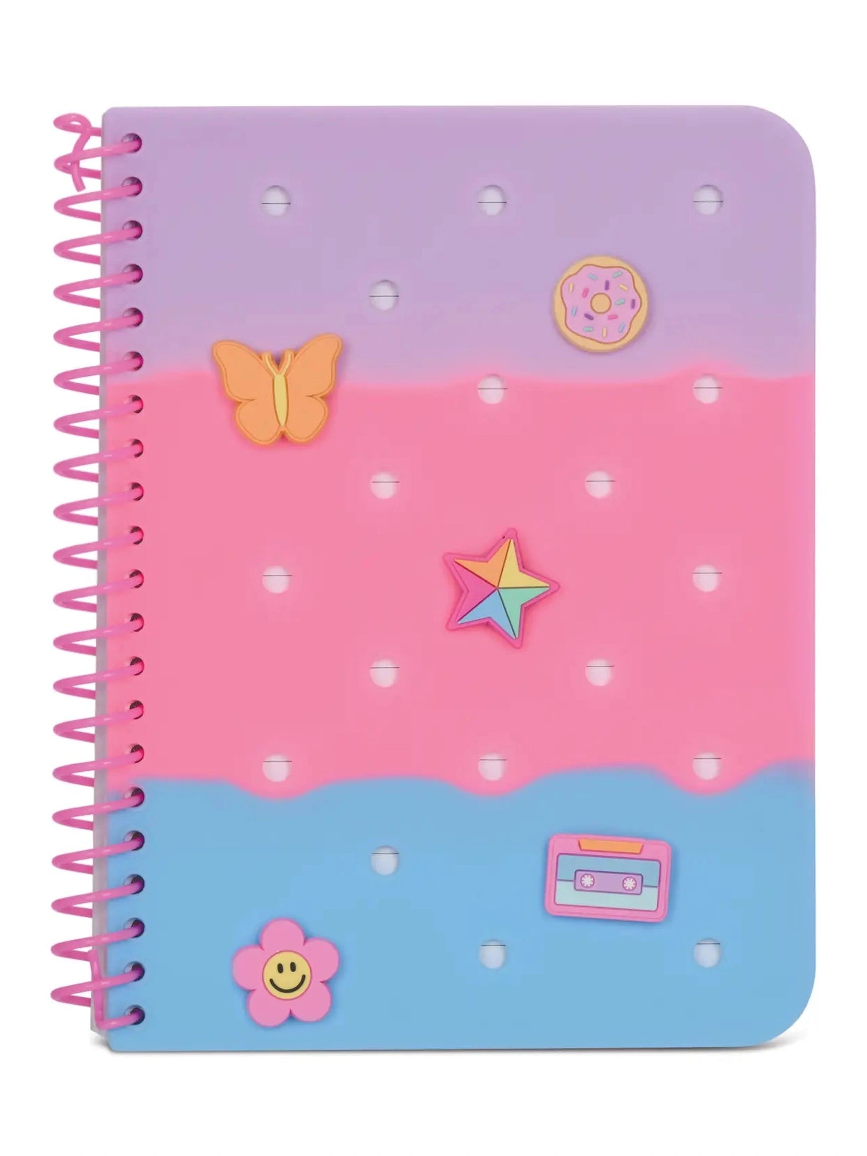 Tie Dye Charmed Journal - Includes 5 Charms