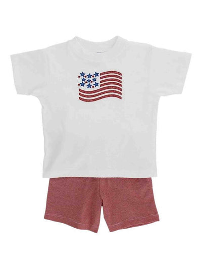 PRE-ORDER Flag Boys Short Set