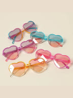 Kid's Heart Shaped Gradient Sunglasses