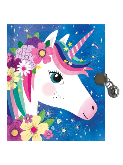 Unicorn Locked Diary