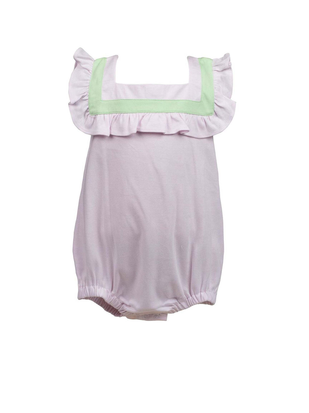 Pink with Green Stripe Girl Bubble