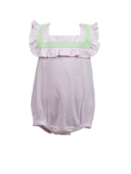 Pink with Green Stripe Girl Bubble