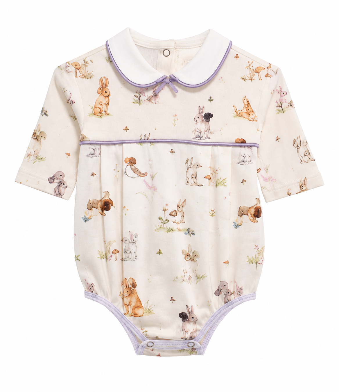 Dog Days Printed Pima Bubble with Collar
