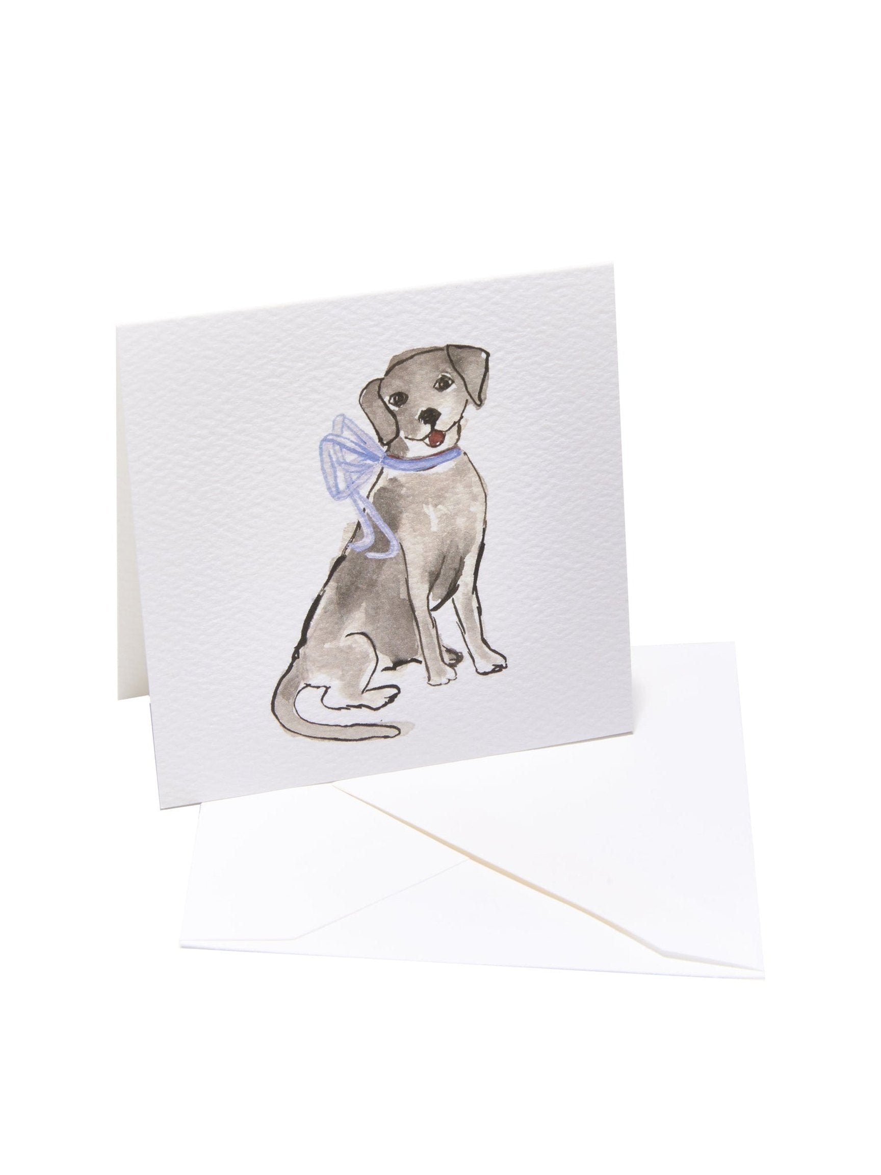 Puppy with Bow Enclosure Card