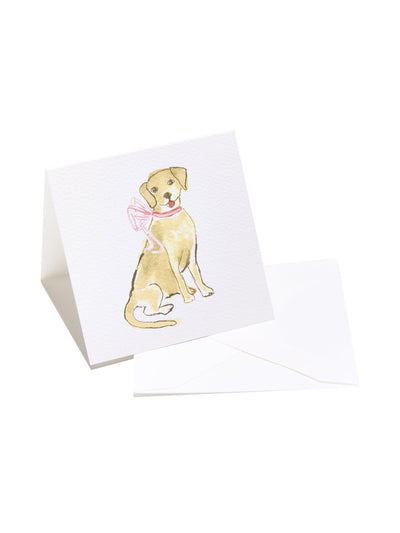Puppy with Bow Enclosure Card