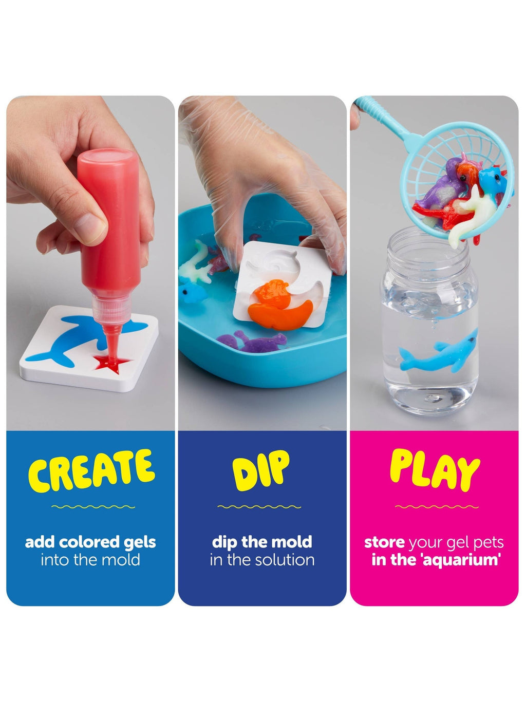 Aqua Fairy Water Gel Kit for Kids - Magic Water Elf Toy Kit