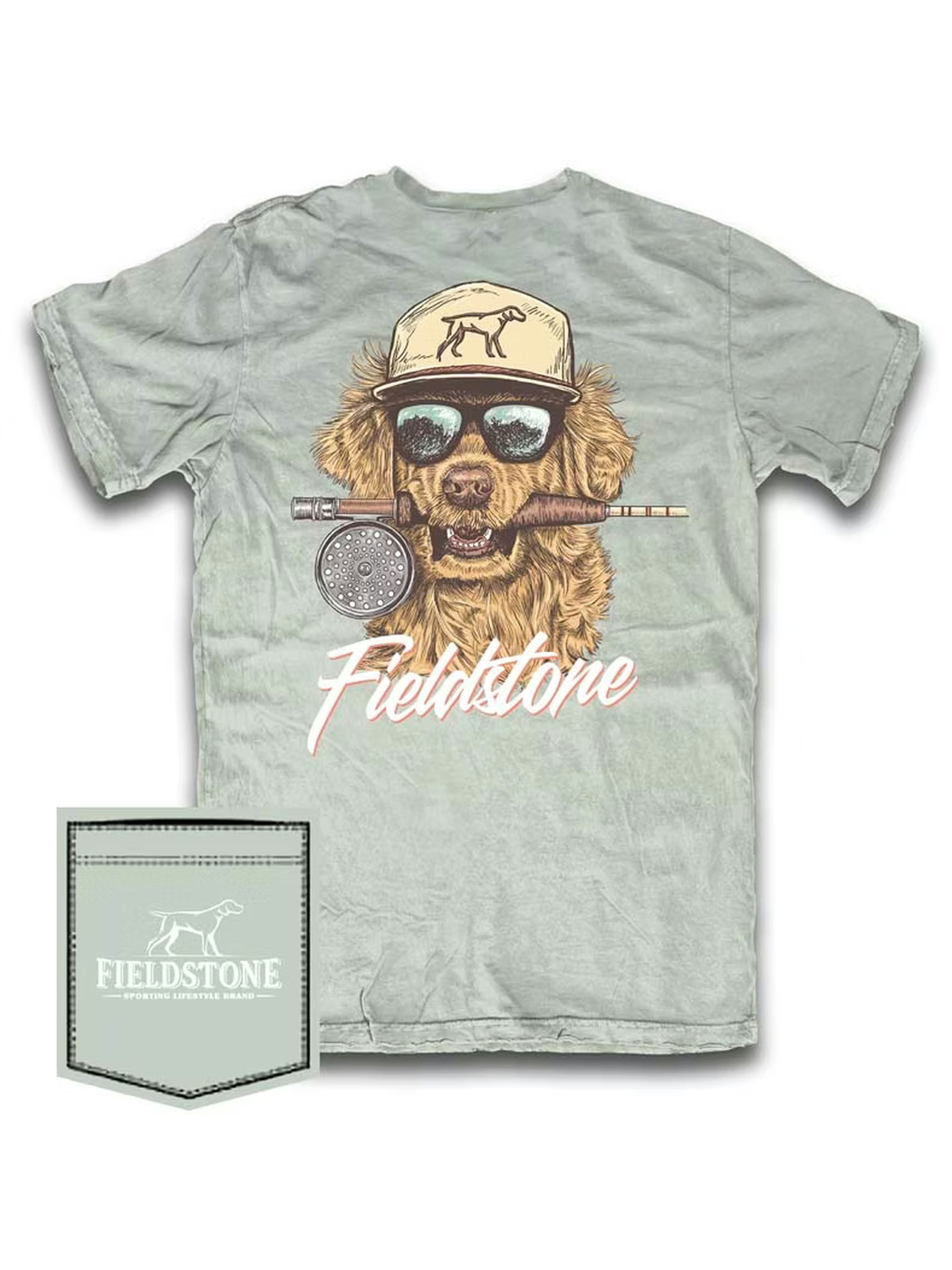 Retriever Reel Bay Tee - Posh Tots Children's Boutique