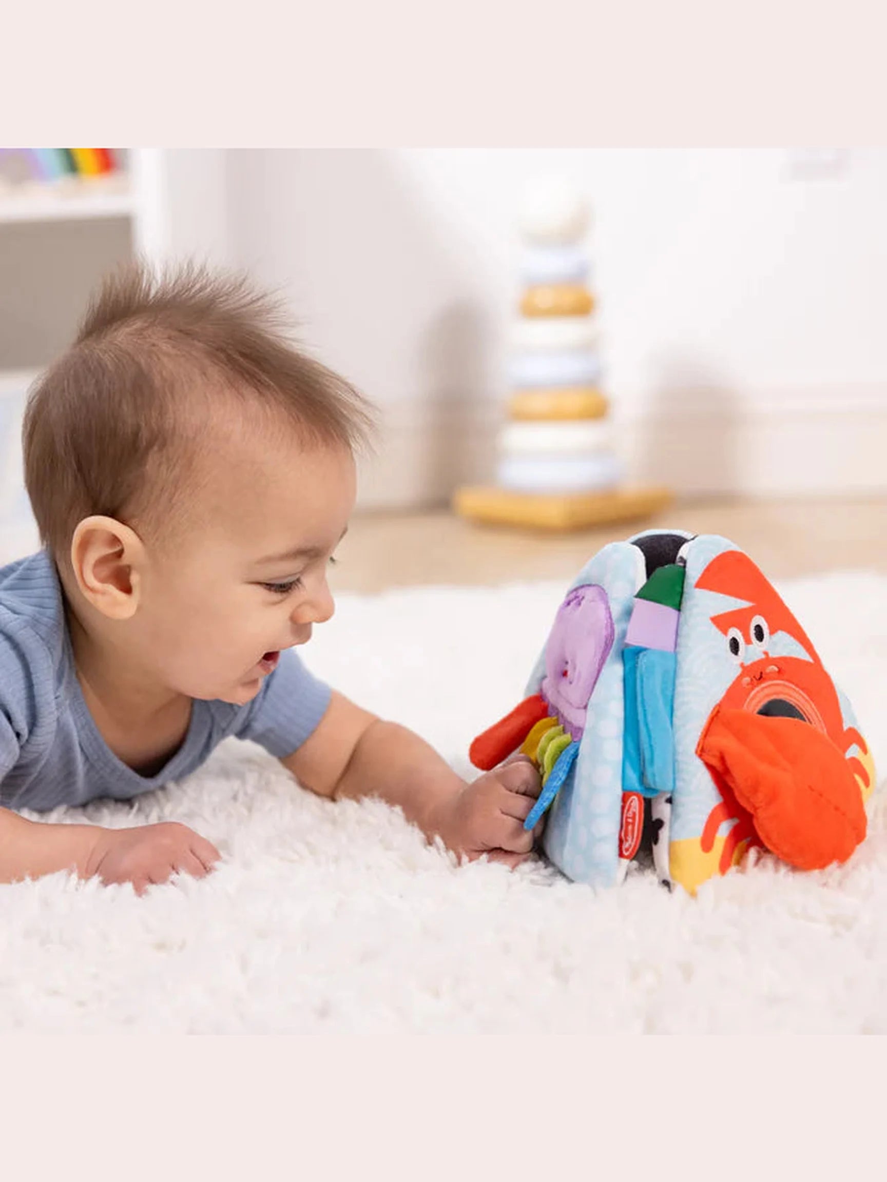 Ocean Tummy Time Triangle Baby Toy