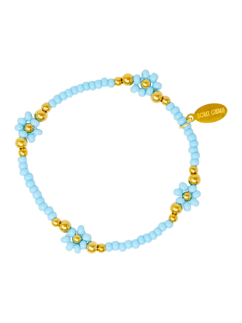 Tiny Daisies & Hearts Bracelet