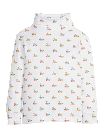 PRE-ORDER Printed Turtleneck- Mallard