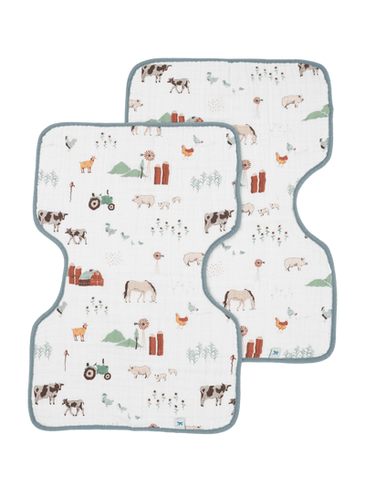 Cotton Muslin Burp Cloth - 2 Pack