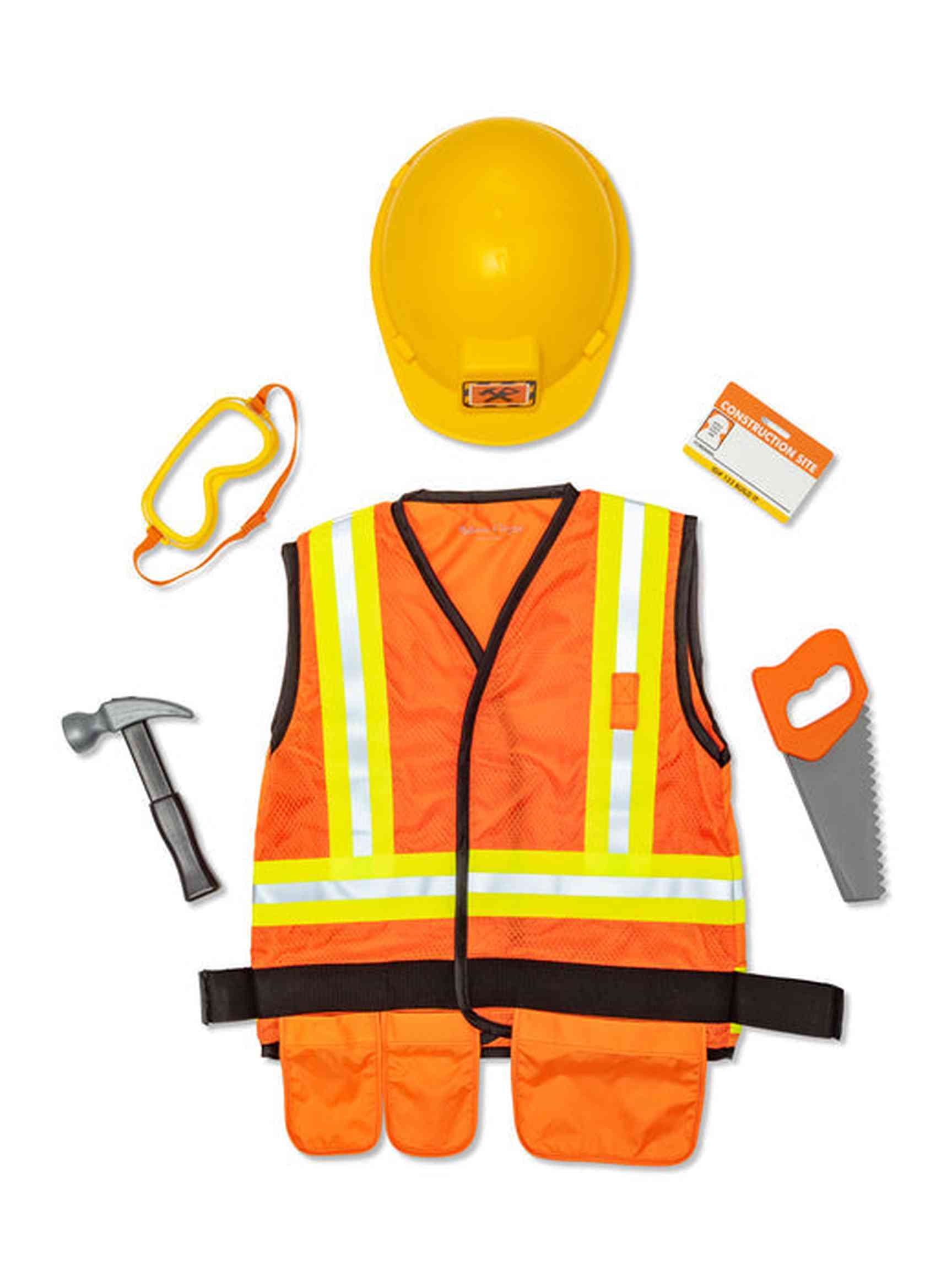 Construction Worker Role Play Costume Set