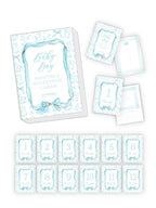 Handpainted Baby Toille Pattern Milestone Cards