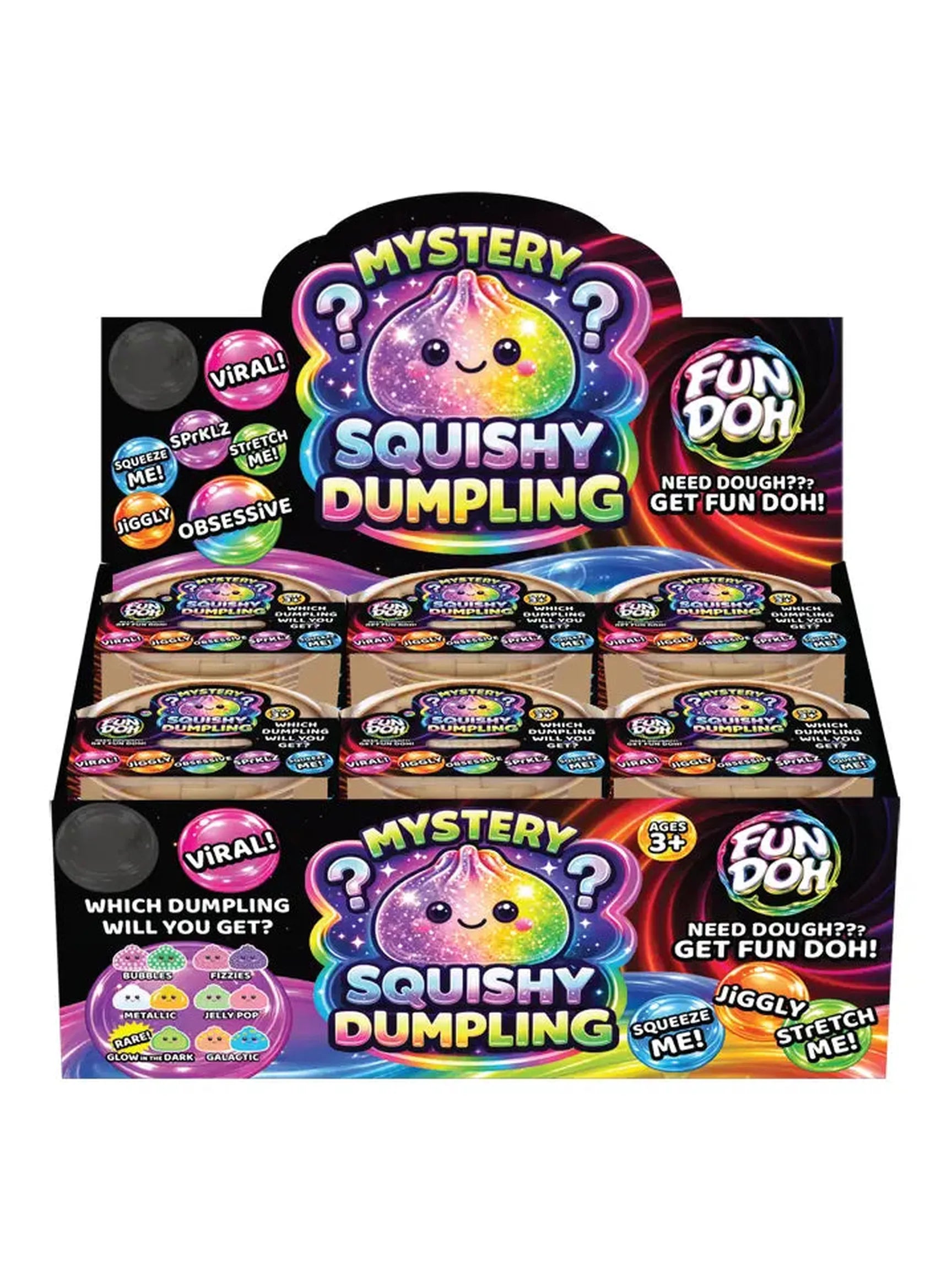 Fun Doh 4" Mystery Dumpling Squishies