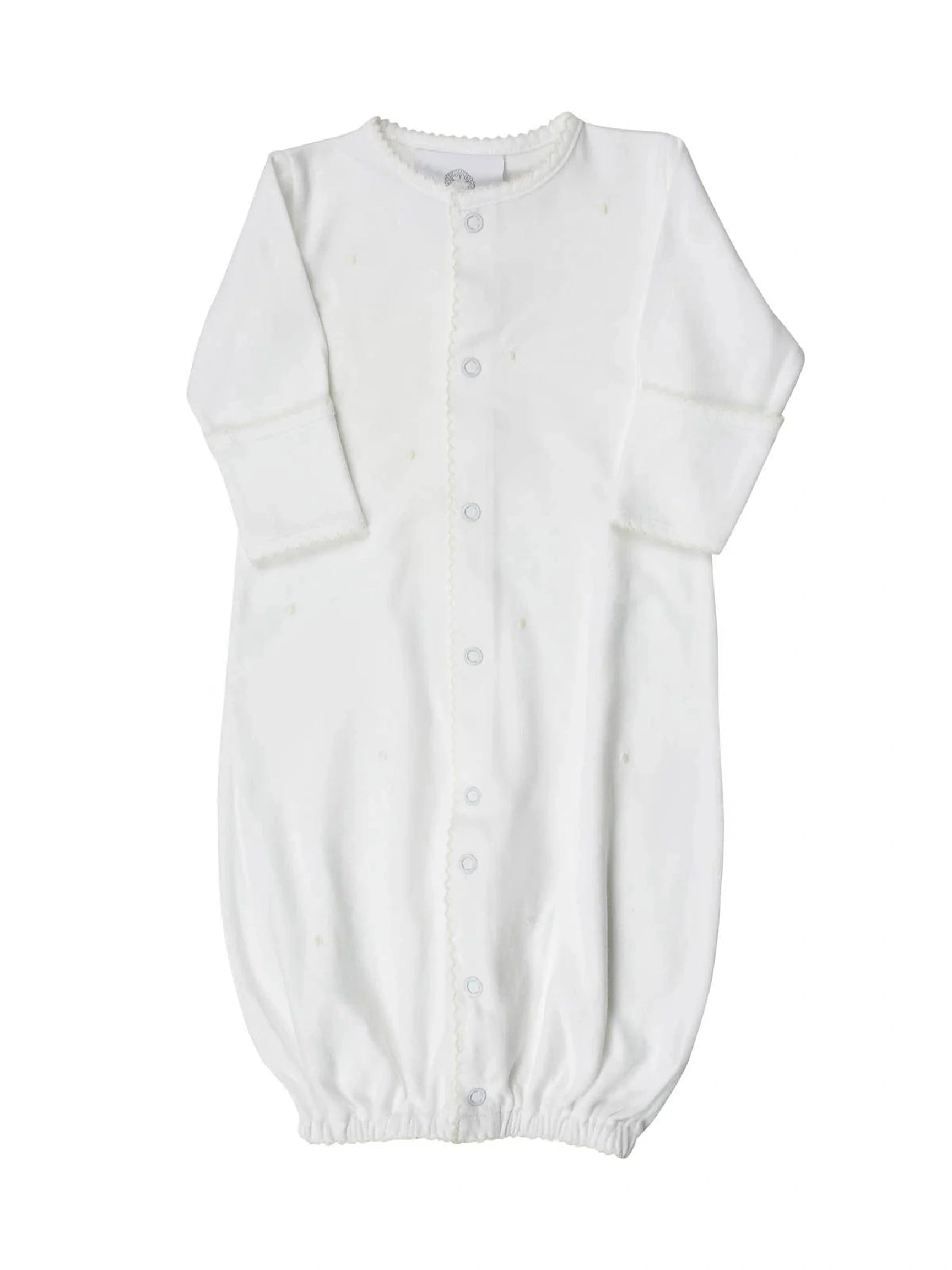 Scalloped Dot Converter Gown